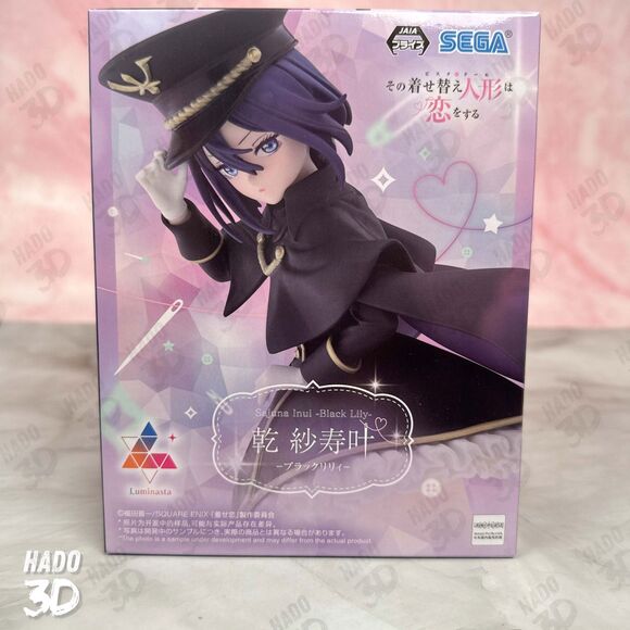 Sajuna Inui Black Lily Figure Dress Up Darling Anime Collectible SEGA Luminasta - Picture 2 of 6